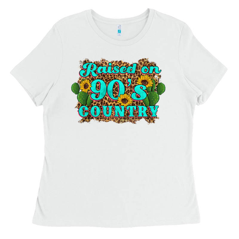 Raised 90's Country Cactus Sunflower's Ladies Tee by Artiststas | Teevron
