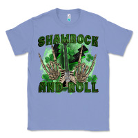 Colony Blue shamrock and roll Classic Tee - FaDigitalArtStudio