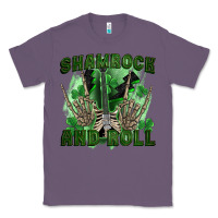 Lavender shamrock and roll Classic Tee - FaDigitalArtStudio