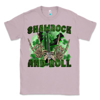 Lilac shamrock and roll Classic Tee - FaDigitalArtStudio