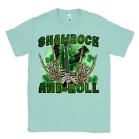 Seafoam shamrock and roll Classic Tee - FaDigitalArtStudio