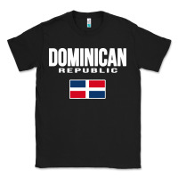 Black dominican republic Classic Tee - DesigneFamous