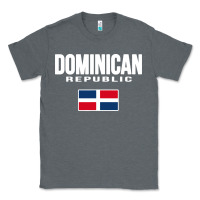 Charcoal Heather dominican republic Classic Tee - DesigneFamous
