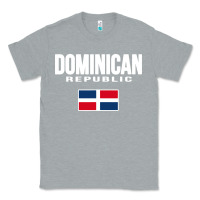 Heather Grey dominican republic Classic Tee - DesigneFamous