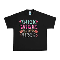 Black Thick Thighs And Love Vibes Urban Heavy Tee - CowhideDigitalArt