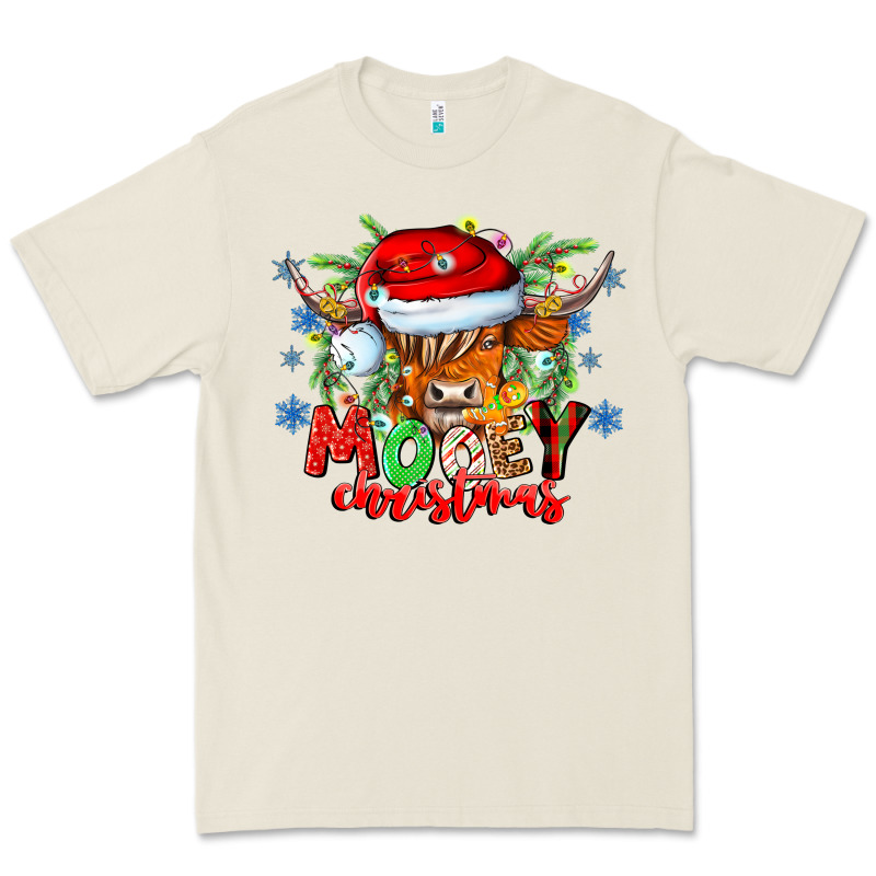 Mooey Christmas Premium Tee by CowhideDigitalArt | Teevron