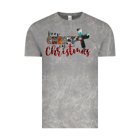 Cloud Rock keep christ in christmas Vintage Tee - CowhideDigitalArt