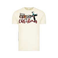 Vintage Arctic keep christ in christmas Vintage Tee - CowhideDigitalArt