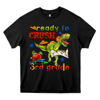 Black ready to crush 3rd grade Heavy Core Tee - BundleAndBundleShop