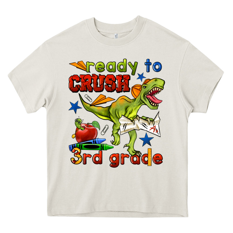 Ready To Crush 3rd Grade Heavy Core Tee by BundleAndBundleShop | Teevron