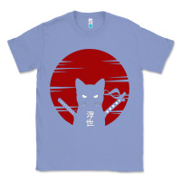 Colony Blue ninja cat japanese Classic Tee - DesigneFamous