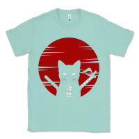 Seafoam ninja cat japanese Classic Tee - DesigneFamous