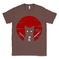 Chestnut ninja cat japanese Classic Tee - DesigneFamous
