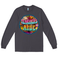 Smoke western groovy teachers aide Long Sleeve Tee - BarkalooDesign