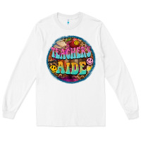 White western groovy teachers aide Long Sleeve Tee - BarkalooDesign
