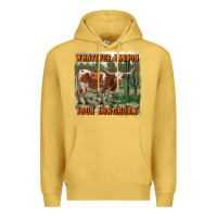 Antique Gold whatever lassos your longhorn Premium Hoodie - RanaPortraitStore