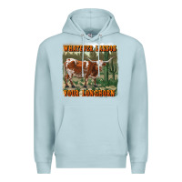Blue Mist whatever lassos your longhorn Premium Hoodie - RanaPortraitStore