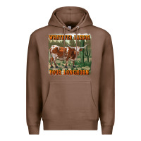 Chestnut whatever lassos your longhorn Premium Hoodie - RanaPortraitStore
