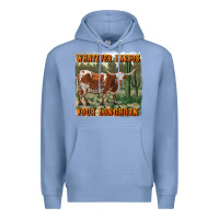 Colony Blue whatever lassos your longhorn Premium Hoodie - RanaPortraitStore