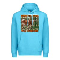 Ocean Blue whatever lassos your longhorn Premium Hoodie - RanaPortraitStore