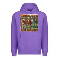 Purple whatever lassos your longhorn Premium Hoodie - RanaPortraitStore