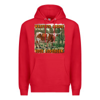 Red whatever lassos your longhorn Premium Hoodie - RanaPortraitStore