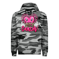 Slate Camo hey cancer with middle fingers Premium Hoodie - AdoDesignShop