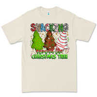 Bone Snacking Around The Christmas Tree Premium Tee - CowhideDigitalArt