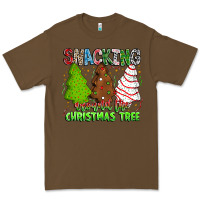 Cacao Snacking Around The Christmas Tree Premium Tee - CowhideDigitalArt