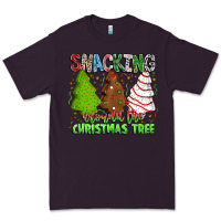 Plum Snacking Around The Christmas Tree Premium Tee - CowhideDigitalArt