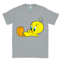 Heather Grey tweety bird Classic Tee - DesigneFamous