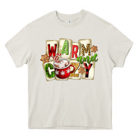 Cream warm and cozy hot cocoa Heavy Core Tee - FaDigitalArtStudio