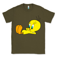 Army Green tweety bird Classic Tee - DesigneFamous