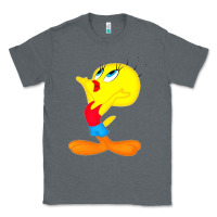 Charcoal Heather tweety bird Classic Tee - DesigneFamous