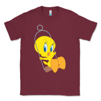 Burgundy tweety bird Classic Tee - DesigneFamous