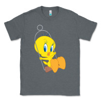 Charcoal Heather tweety bird Classic Tee - DesigneFamous