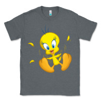 Charcoal Heather tweety bird Classic Tee - DesigneFamous