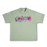 Oil Green Valentine Laboratory Urban Heavy Tee - CowhideDigitalArt