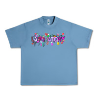 Pebble Blue Valentine Laboratory Urban Heavy Tee - CowhideDigitalArt