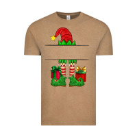 Vintage Coffee christmas elf custom name Vintage Tee - Artiststas