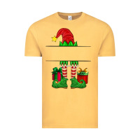 Vintage Mustard christmas elf custom name Vintage Tee - Artiststas