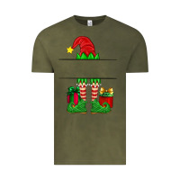 Vintage Olive christmas elf custom name Vintage Tee - Artiststas