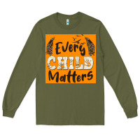Army Green preview every child matters Long Sleeve Tee - BarkalooDesign