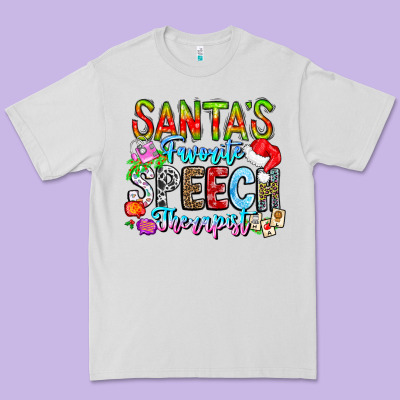 Festive Speech Therapist Tribute Premium Tee Designed By Cowhidedigitalart