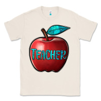 Natural apple teacher Classic Tee - BarkalooDesign