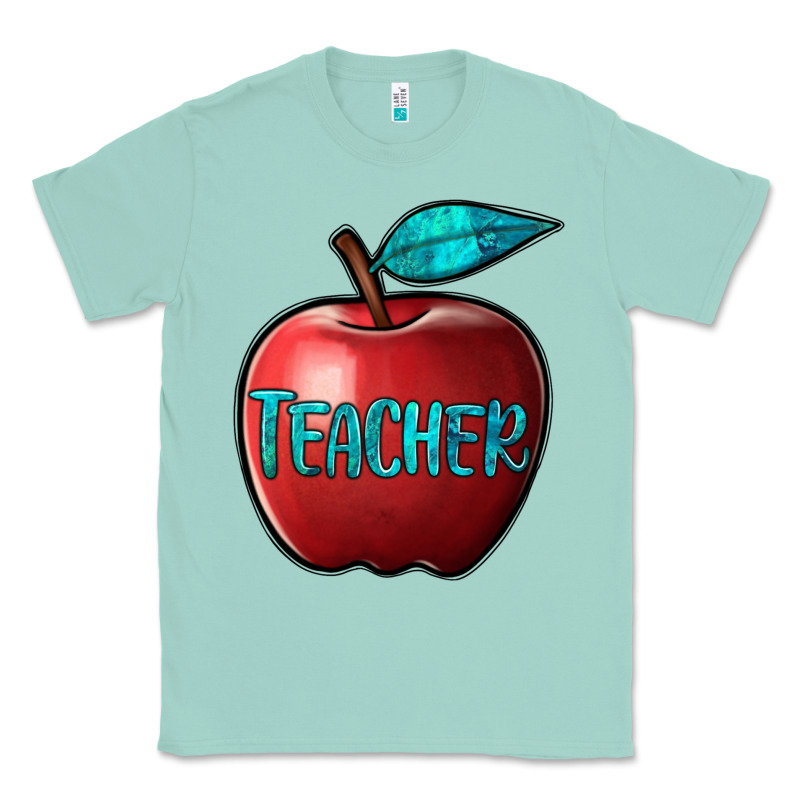 Apple Teacher Classic Tee by BarkalooDesign | Teevron