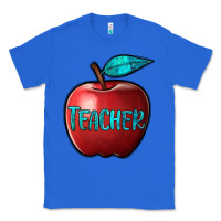 True Royal apple teacher Classic Tee - BarkalooDesign