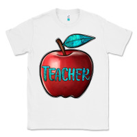 White apple teacher Classic Tee - BarkalooDesign