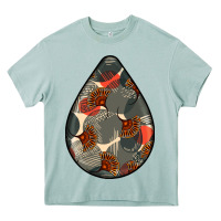 Arona african fabric pattern teardrop earrings Heavy Core Tee - BundleAndBundleShop