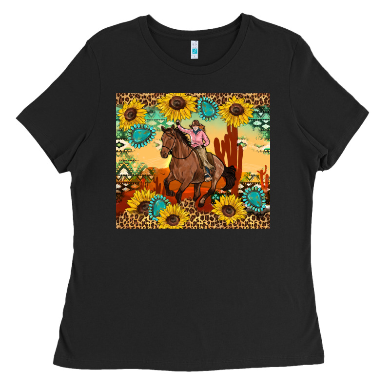Cowgirl Ladies Tee by Artiststas | Teevron